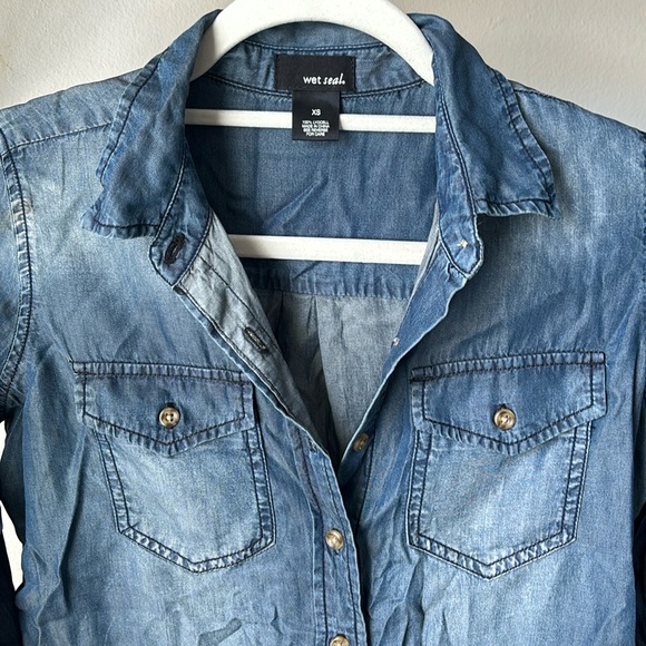 DENIM TOP - Picture 4 of 7